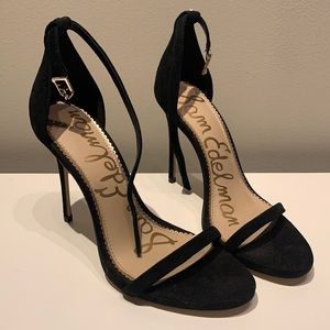 Black San Edelman stiletto heels.
